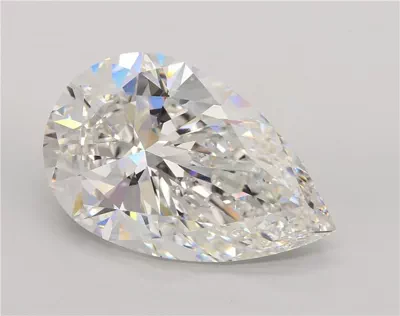 26.74ct F VVS2 Very Good Cut Pear Lab Grown Diamond