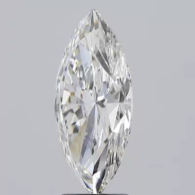 3.41ct F SI1 Rare Carat Ideal Cut Marquise Lab Grown Diamond