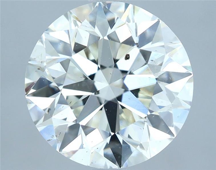 3.01ct J SI2 Excellent Cut Round Diamond