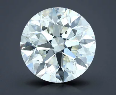 3.01ct J SI2 Excellent Cut Round Diamond