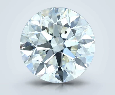 3.01ct J SI2 Excellent Cut Round Diamond