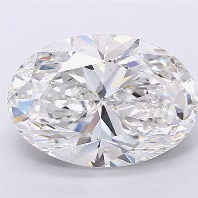3.51ct D VS1 Very Good Cut Oval Lab Grown Diamond