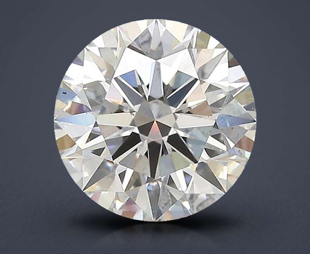 3.11ct F VS2 Rare Carat Ideal Cut Round Lab Grown Diamond