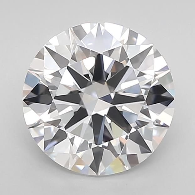 2.02ct D VVS2 Excellent Cut Round Lab Grown Diamond