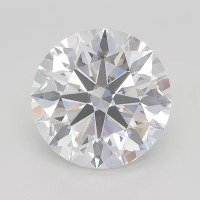 5.01ct G VVS2 Rare Carat Ideal Cut Round Lab Grown Diamond