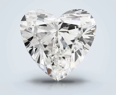10.01ct F VVS2 Rare Carat Ideal Cut Heart Lab Grown Diamond