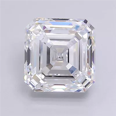 3.24ct D VS1 Rare Carat Ideal Cut Asscher Lab Grown Diamond