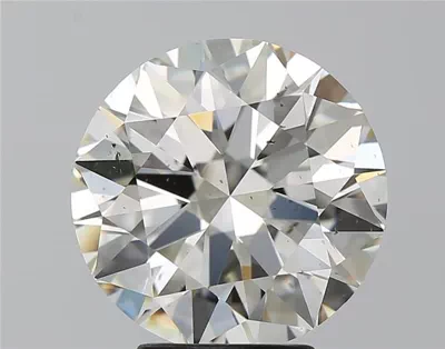 4.52ct K SI1 Rare Carat Ideal Cut Round Diamond
