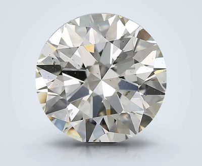 4.52ct K SI1 Rare Carat Ideal Cut Round Diamond