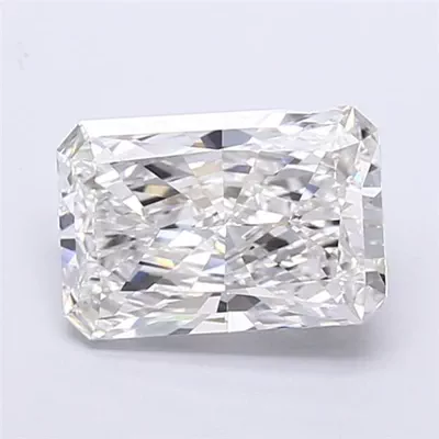 4.21ct G VVS2 Rare Carat Ideal Cut Radiant Lab Grown Diamond
