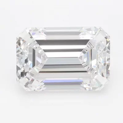 2.22ct D VVS1 Excellent Cut Emerald Lab Grown Diamond