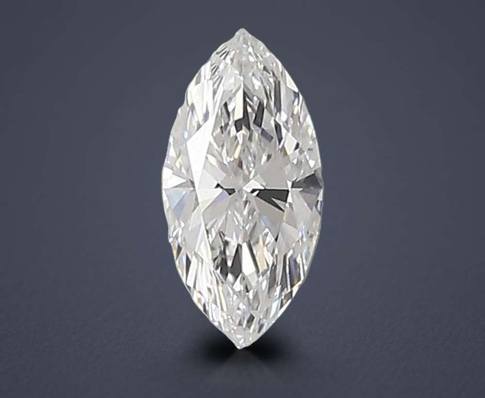 0.64ct D VVS2 Rare Carat Ideal Cut Marquise Lab Grown Diamond