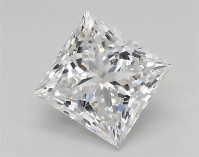 0.98ct D VVS2 Excellent Cut Princess Lab Grown Diamond