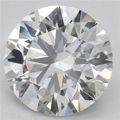 3.36ct F SI1 Rare Carat Ideal Cut Round Lab Grown Diamond