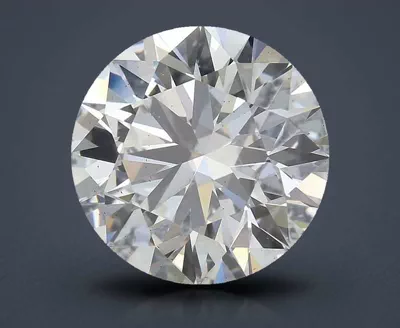 3.36ct F SI1 Rare Carat Ideal Cut Round Lab Grown Diamond