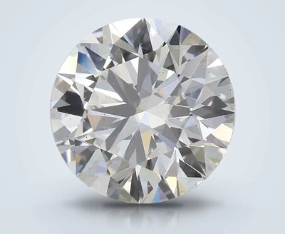 3.36ct F SI1 Rare Carat Ideal Cut Round Lab Grown Diamond