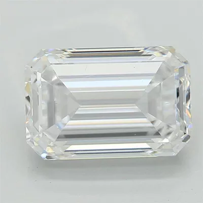 1.51ct D VS2 Very Good Cut Emerald Lab Grown Diamond