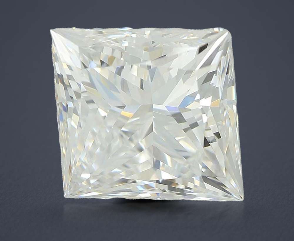 4.08ct E VS1 Rare Carat Ideal Cut Princess Lab Grown Diamond