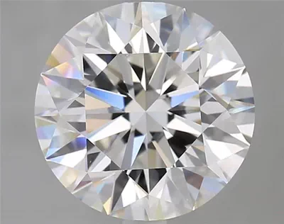 2.82ct F VVS2 Rare Carat Ideal Cut Round Diamond