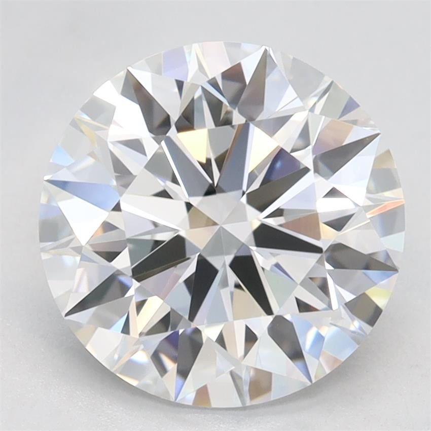 2.76ct D VVS1 Rare Carat Ideal Cut Round Lab Grown Diamond
