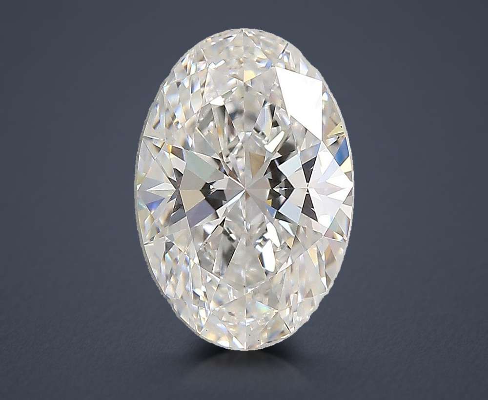 2.55ct E VVS2 Rare Carat Ideal Cut Oval Lab Grown Diamond