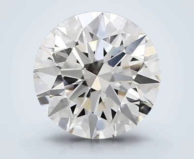 2.17ct H VVS2 Rare Carat Ideal Cut Round Lab Grown Diamond