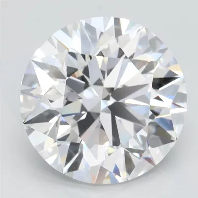 4.26ct D FL Rare Carat Ideal Cut Round Lab Grown Diamond