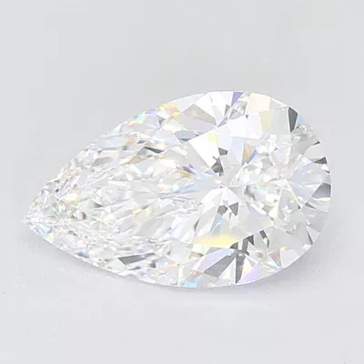 4.57ct E VS1 Rare Carat Ideal Cut Pear Lab Grown Diamond