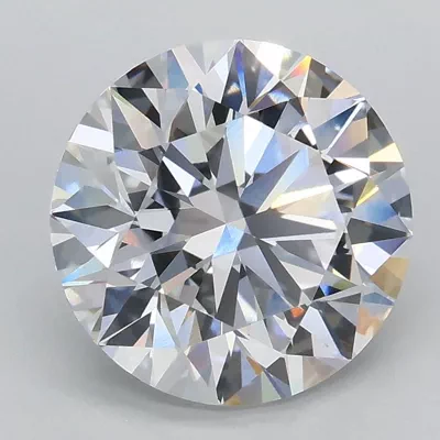 2.68ct F VS1 Rare Carat Ideal Cut Round Lab Grown Diamond