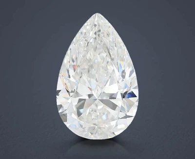 6.03ct F VS1 Rare Carat Ideal Cut Pear Lab Grown Diamond
