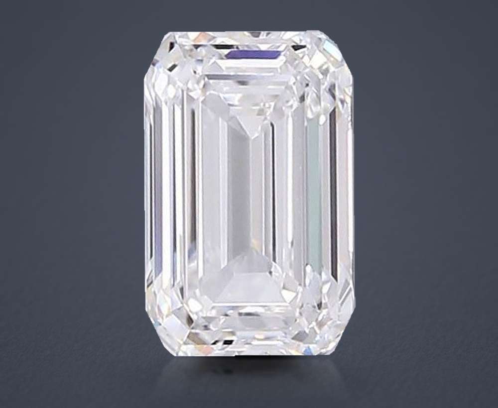 2.05ct E VS1 Rare Carat Ideal Cut Emerald Lab Grown Diamond