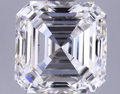 2.92ct G SI1 Rare Carat Ideal Cut Asscher Lab Grown Diamond