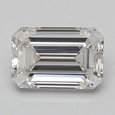 1.52ct F VS1 Rare Carat Ideal Cut Emerald Lab Grown Diamond