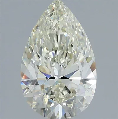 2.08ct K VS1 Rare Carat Ideal Cut Pear Diamond