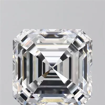 2.52ct D VS2 Rare Carat Ideal Cut Asscher Lab Grown Diamond