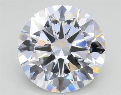 4.04ct D VS1 Rare Carat Ideal Cut Round Lab Grown Diamond