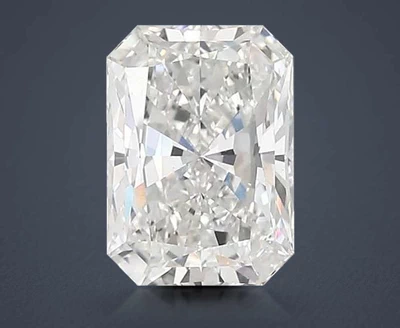 3.10ct E VS1 Very Good Cut Radiant Lab Grown Diamond