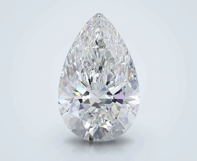 11.59ct F VVS2 Rare Carat Ideal Cut Pear Lab Grown Diamond