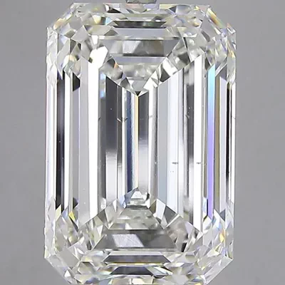 20.03ct G VS2 Rare Carat Ideal Cut Emerald Lab Grown Diamond