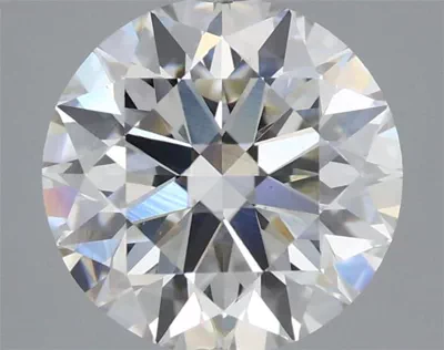 2.53ct H VVS2 Excellent Cut Round Lab Grown Diamond