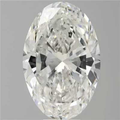 11.12ct F VVS2 Rare Carat Ideal Cut Oval Lab Grown Diamond
