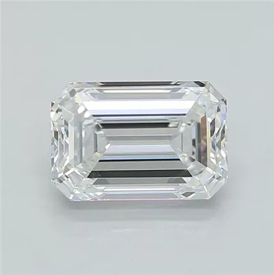 2.25ct E VS1 Rare Carat Ideal Cut Emerald Lab Grown Diamond