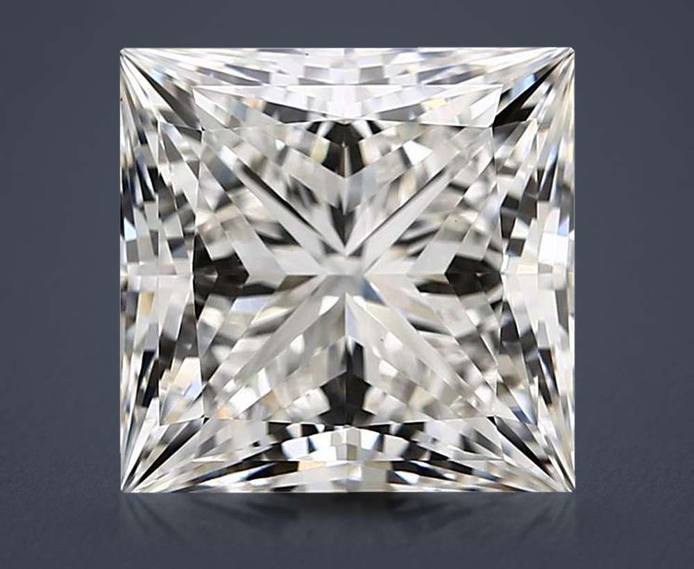 6.76ct G VS1 Rare Carat Ideal Cut Princess Lab Grown Diamond