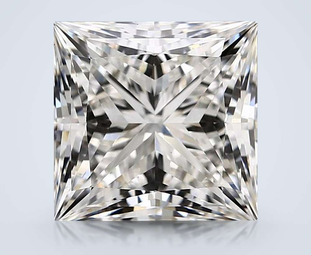 6.76ct G VS1 Rare Carat Ideal Cut Princess Lab Grown Diamond