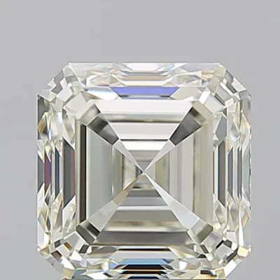 3.01ct J VVS1 Rare Carat Ideal Cut Asscher Diamond