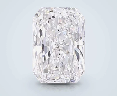3.52ct E VS2 Rare Carat Ideal Cut Radiant Lab Grown Diamond