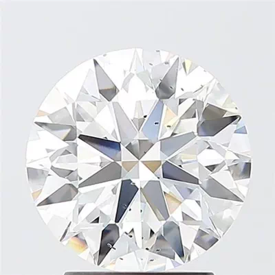 2.56ct F SI1 Rare Carat Ideal Cut Round Lab Grown Diamond