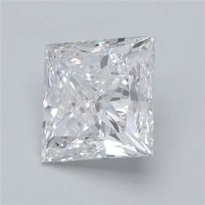 1.77ct F VVS2 Rare Carat Ideal Cut Princess Lab Grown Diamond