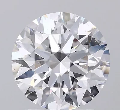 2.04ct D SI1 Rare Carat Ideal Cut Round Diamond