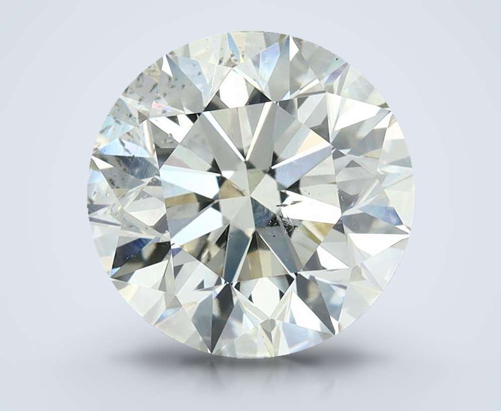 3.38ct K SI1 Excellent Cut Round Diamond